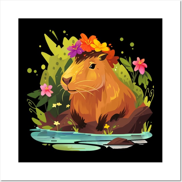 capybara Wall Art by piratesnow